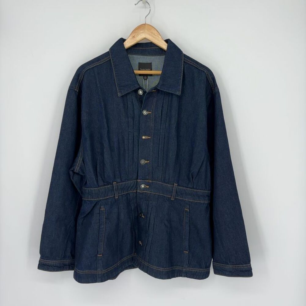 FAVORITE DAUGHTER Jade Pintuck Denim Jacket
